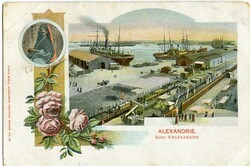 Postcards & Ephemera Egypt: 1901 postcard of Alexandria franked with ...