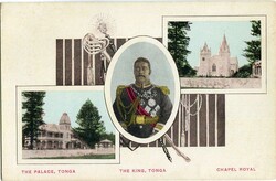 Tonga Tonga: Unused multi view postcard of Tonga Palace, Royal Chapel ...