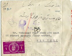 Postal History Afghanistan: 1940 (18 September). Registered cover to ...