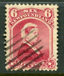 Canada Canada – Newfoundland: 1894 (December). QV 6c. crimson-lake ...