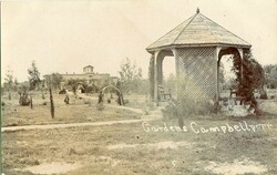 Pakistan India: Unused photo postcard titled ‘Gardens ...