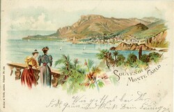 Monaco Monte Carlo 1898 ed Müller and Trüb Monaco: 1898 postcard of ...