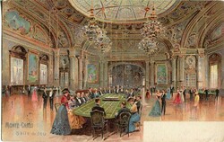 Monaco Monte Carlo Game Room to Zizkov 1911 Monaco: 1911 postcard ...