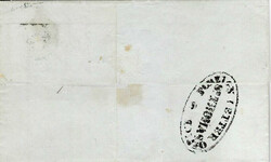 Denmark Danish West Indies: 1853 double forwarding entire, written in ...