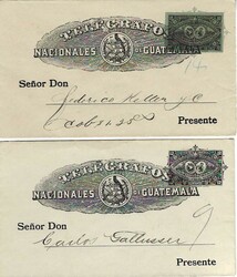 Guatemala Guatemala: 1898 2c,6c, 10c and 12c Central American ...