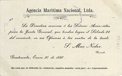 Guatemala Guatemala: 1900 1c ‘Steam Train’ 1c postal stationery ...