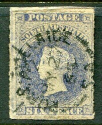AustraliaSouth Australia: 1858 (12 December). 6d. slate-blue ...