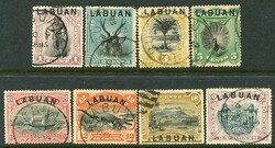 North Borneo - Labuan Labuan: 1894 North Borneo stamps overprinted ...