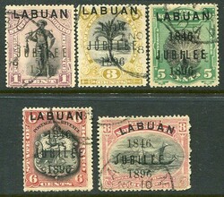 North Borneo - Labuan Labuan: 1896 (24 September). Jubilee of Cession ...