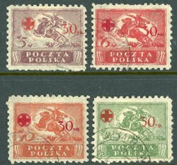 Stamps & Covers Poland: 1921 (5 March). Red Cross Fund surcharged ...
