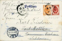 Postcards Poland: 1905 postcard to Jauer (Jawor) titled ‘Typen aus ...