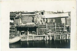 Postcards Poland: Unused photo postcard of soldiers at river bank ...