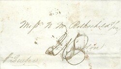 Stamps &amp; CoversUnited States: 1837 outer letter sheet to London ...