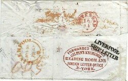 Stamps & Covers United States: 1840 outer letter sheet to Amsterdam ...