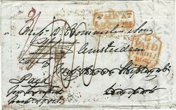 Stamps & Covers United States: 1840 outer letter sheet to Amsterdam ...