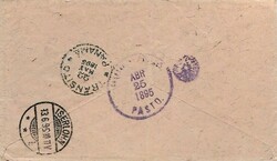Colombia Colombia: 1895 AR registered cover to London franked postage ...