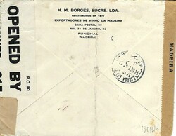 Stamps & Covers Portugal: (Madeira) 1944 cover to Horsham, Sussex , ...