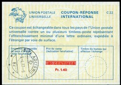 Stamps & Covers Switzerland: 1977 UPU C22 International Reply Coupon ...