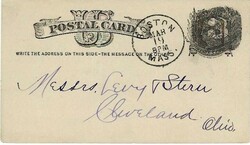 Stamps &amp; CoversUnited States: Post 1875 1c Liberty black on buff ...