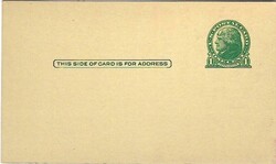 Stamps &amp; CoversUnited States: 1930s 1c green Jefferson card with ...