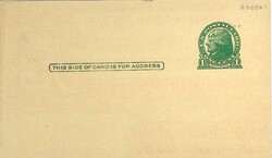 Stamps &amp; CoversUnited States: 1930s 1c green Jefferson card with ...