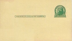 Stamps &amp; CoversUnited States: 1930s 1c green Jefferson card with ...