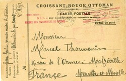 Postal History France – Türkiye: 1916 Ottoman Red Crescent ...