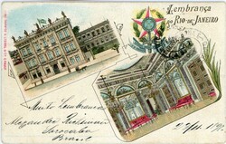 Brazil Brazil: 1898 multi view postcard of Rio De Janeiro to ...