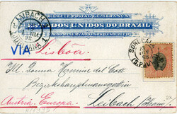 Brazil Brazil: 1898 multi view postcard of Rio De Janeiro to ...