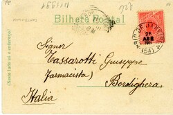Brazil Brazil: 1901 postcard to Bordighera, Italy titled ‘Rio de ...
