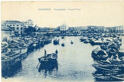 Stamps Japan – Singapore: 1934 (17 February). Postcard titled ...