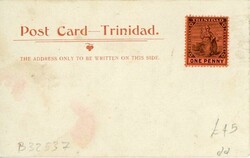 Trinidad and TobagoTrinidad: Unused court card size postcard of ...
