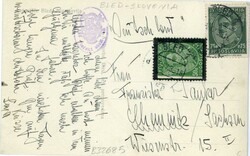 Slovenia Slovenia: 1936 photocard of Bled to Germany. ed. A. Povhe ...