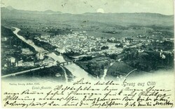 Slovenia Slovenia: 1900 Gruss aus Cilli postcard to Vienna. (B32695)