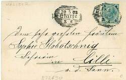 Slovenia Slovenia: 1903 postcard titled ‘Bahnbrücke über die Drau ...