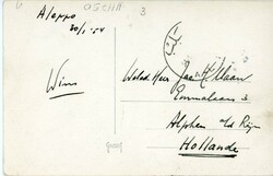 Postcards & Ephemera Syria: Photograph or photocard to Netherlands ...