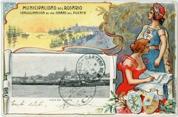 Argentina Argentina: 1902 (26 October). Completion of port facilities ...