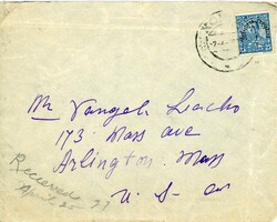 Pre-republic (Up to 1945) Albania: 1929 (2 April). Cover to Arlington ...