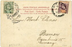 Ceylon Singapore: 1904 postcard titled ‘Scenery at Tandjong ...
