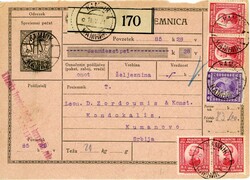 Slovenia Slovenia – Yugoslavia: 1921 parcel card from Kamnik to ...