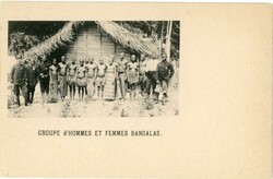 Belgian Congo Bangala Men and WomenBelgian Congo: Unused postcard ...