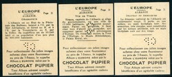 Albania Tirana Flag Map perfin Chocolate Cards Albania: Chocolat ...