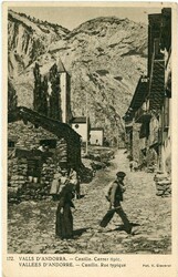 Postcards Andorra: 1948 postcard titled ‘Canillo. Rue typique’ to ...
