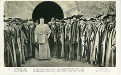Postcards Andorra: Unused photo postcard titled ‘Lo Coprincep ...