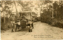 Belgian Congo 45c Automobile at Sakania Kabunda road Picture ...
