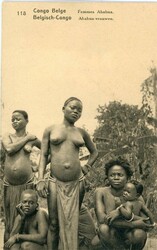 Belgian Congo Ababua Women 15c Picture Stationery Belgian Congo: ...