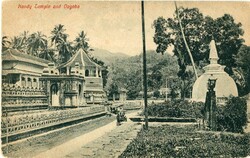 CeylonCeylon: 1921 postcard titled ‘Randy Temple and Dagoba’ to ...