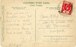 CeylonCeylon: 1921 postcard titled ‘Randy Temple and Dagoba’ to ...