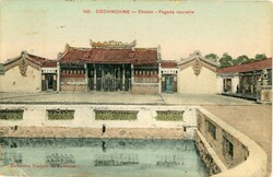 Vietnam Indochina Cholon Pagoda 1912 to Rochester ed Ladeveze Vietnam ...