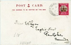 St. Lucia St. Lucia: 1903s postcard of St. Lucia and Caribbeans Map ...